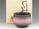 photo Tokoname-Yaki (Aichi) Reiko-Gama Japanese sake cup (guinomi)  4TOK0063