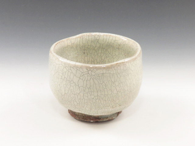 Shigaraki-Yaki (Shiga) Tanikan-Gama Japanese sake cup (guinomi)  5SHI0073