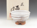 photo Hagi-Yaki (Yamaguchi ) Chinshu-Gama Japanese sake cup (guinomi) 6HAG0130