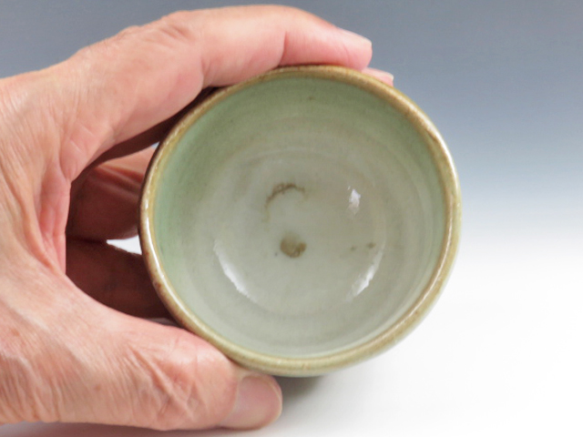 Sansuke-Yaki (Toyama) Japanese sake cup (guinomi) 3SAN0001