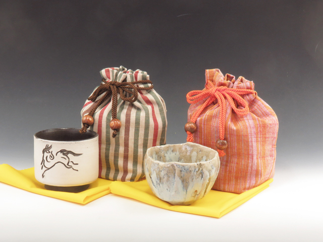 sake cup carrying pouch