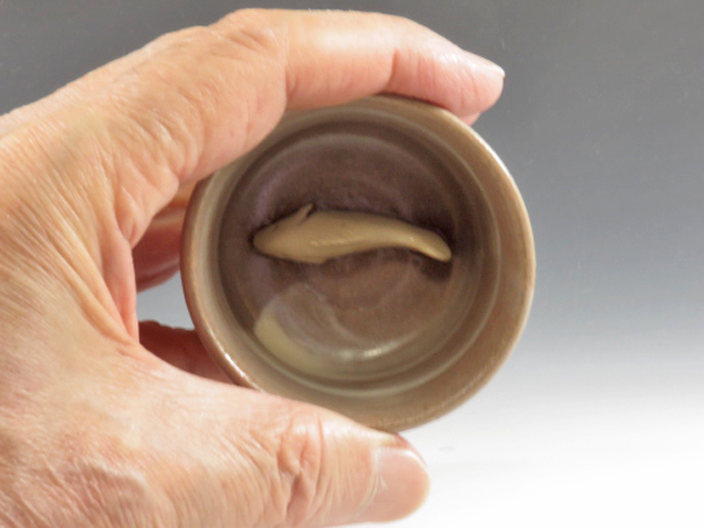 Yu-Tobo (Hokkaido) Pottery Sake cup 1HOK0034