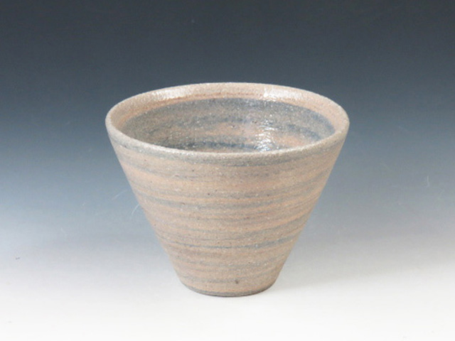 Tajimabanko-Yaki (Fukushima) Katsuzou-Gama Japanese sake cup (guinomi) 1TBA0007