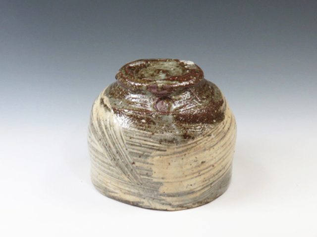 Tanba-Yaki (Hyogo) Tsuboichi Japanese sake cup (guinomi) 5TAN0136