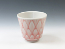 photo Imari-Yaki (Saga) Taisen-Gama Japanese sake cup (guinomi) 8IMA0046