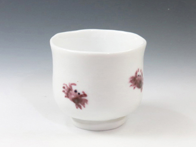 Izushi-Yaki (Hyogo) Ueda-Toki Porcelain Sake cup 5IZU0026