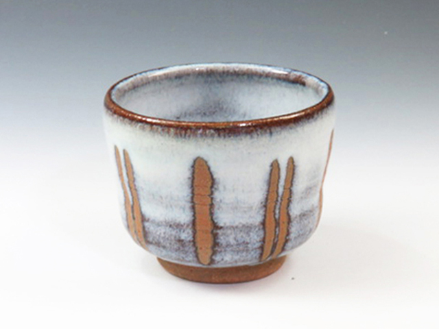 Tanba-Yaki (Hygo) Ginbei-Gama Pottery Sake cup 5TAN0149