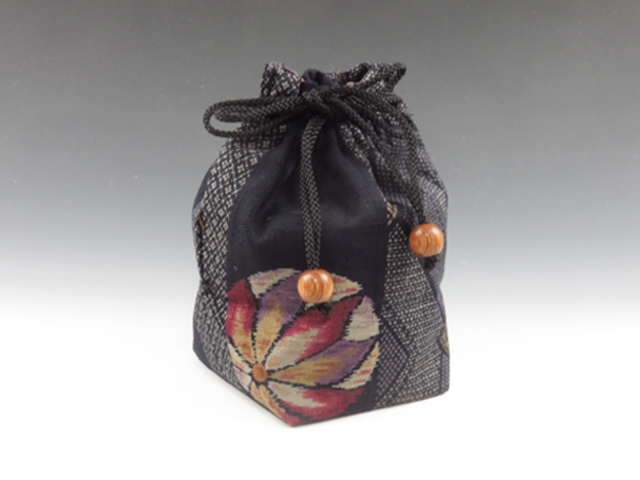 Sake cup pouch ("Cloth ball" pattern)