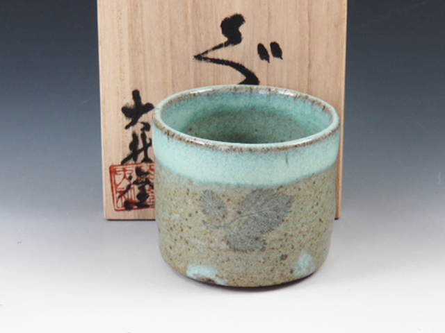 Taisha-Yaki (Ishikawa) Pottery Sake cup 3NOT0002