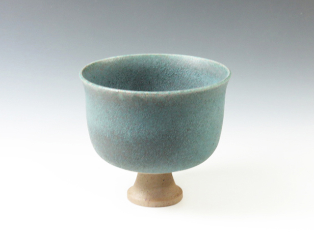 Tsukiyono-Yaki (Gunma) Yutaro-Gama Pottery Sake cup 2TSU0001