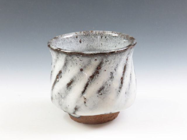 Hagi-Yaki (Yamaguchi) Igarashi-Gama Pottery Sake cup 6HAG0109