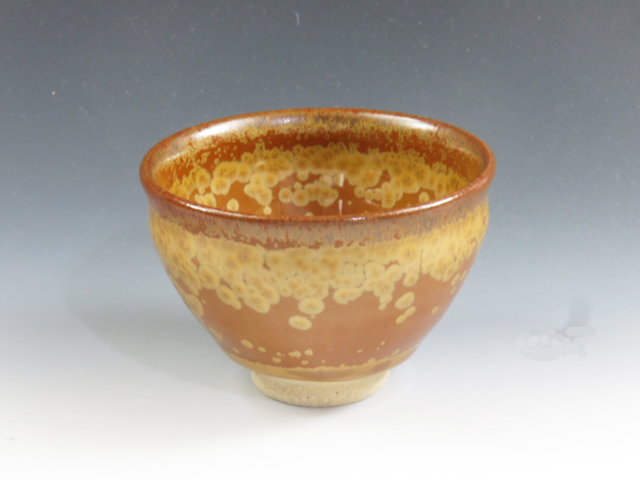Jijyoji-Yaki (Gunma) Rishyu-Gama Pottery Sake cup 2JIJ0004
