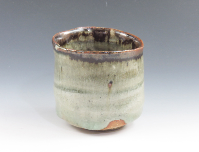 Obayashi-Yaki (Nagano) Mizuno-Gama Pottery Sake cup 3OBA0007