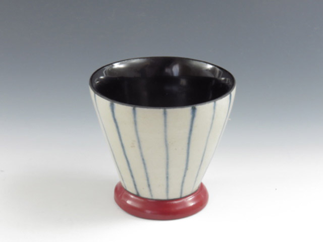 Mino-Yaki (Gifu) Sozan-Gama Japanese sake cup (guinomi) 4MIN0098
