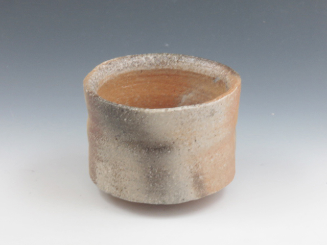 Shigaraki-Yaki (Shiga) Minoru-Gama Pottery Sake cup  5SHI0069