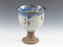 photo Kirigome-Yaki (Miyagi) Miura-Tobo Pottery Sake cup 1KIR0005
