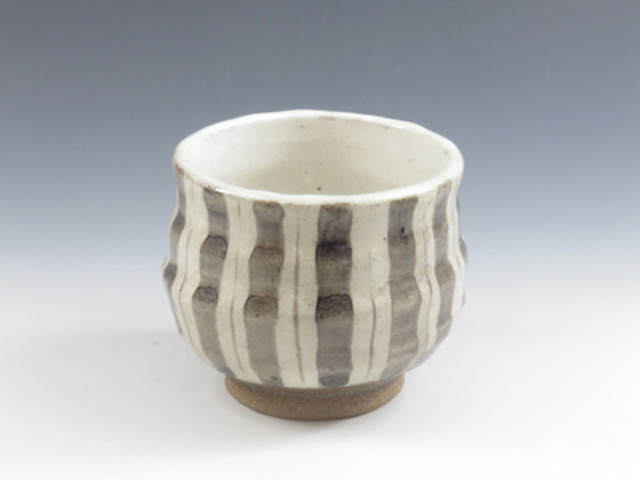 Oborisoma-Yaki (Fukushima) Asakano-Gama Pottery Sake cup 1OBS0099