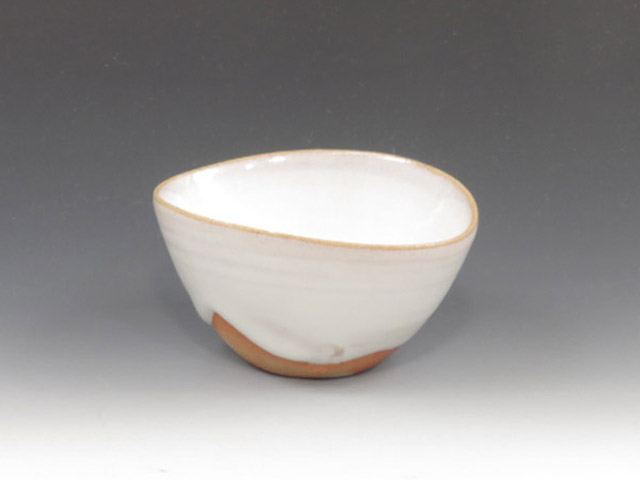 Etchuseto-Yaki (Toyama) Shoraku-Gama Pottery Sake cup 3ECS0019