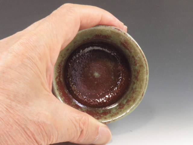 Kuromuta-Yaki (Saga) Maruta Nobumasa-Gama Pottery Sake cup 8KUR0011