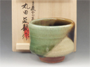 photo Kuromuta-Yaki (Saga) Maruta Nobumasa-Gama Japanese sake cup (guinomi) 8KUR0012