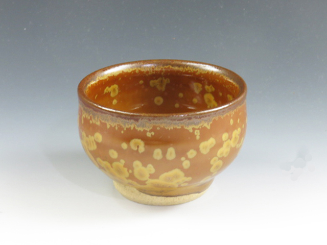Jijyoji-Yaki (Gunma) Rishyu-Gama Pottery Sake cup 2JIJ0003