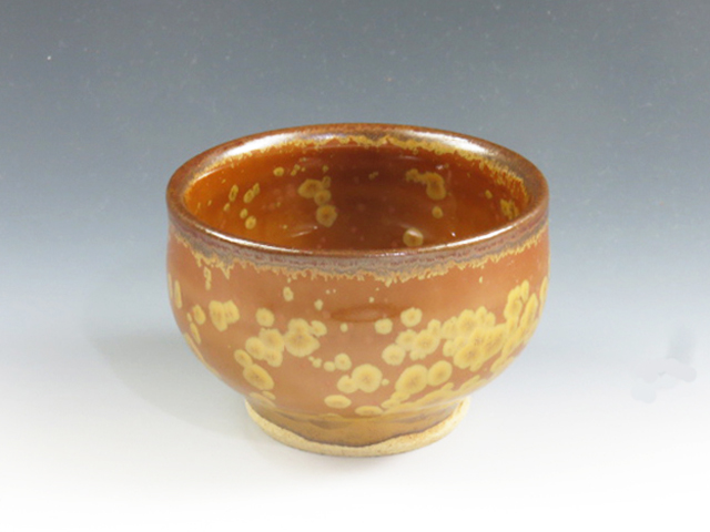 Jijyoji-Yaki (Gunma) Rishyu-Gama Pottery Sake cup 2JIJ0003