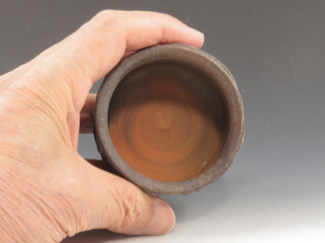 Bizen-Yaki (Okayama) Noriyasu Takezaki Pottery Sake cup 6BIZ0109