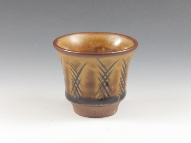 Tokoname-Yaki (Aichi) Katsushi-Gama Pottery Sake cup 4TOK0065