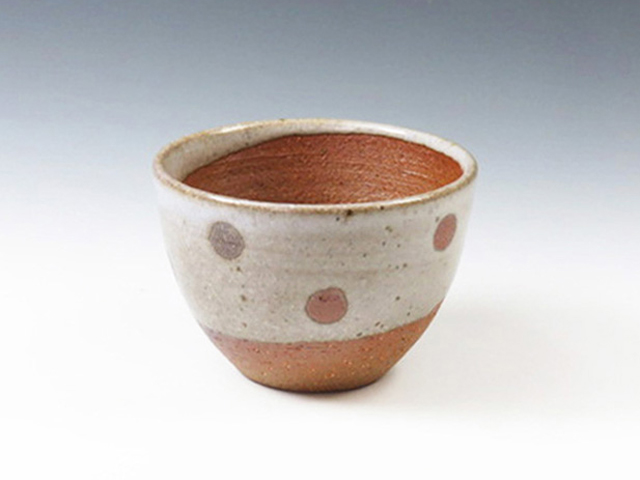 Tsugarukanayama-Yaki (Aoori) Tsugarukanayama-Yaki Pottery Sake cup 1KAN0041