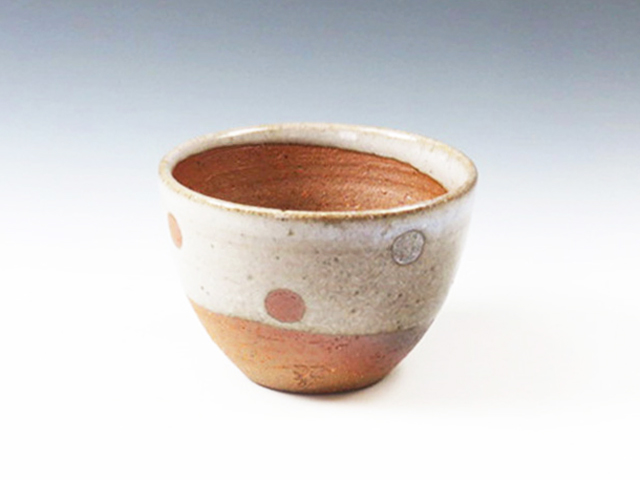 Tsugarukanayama-Yaki (Aoori) Tsugarukanayama-Yaki Pottery Sake cup 1KAN0041