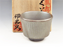 photo Banko-Yaki (Mie) Iroku-Gama Japanese sake cup (guinomi) 4BAN0035