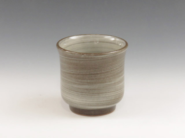 Utsutsugawa-Yaki (Nagasaki) Gagyu-Gama Pottery Sake cup  8UTU0056