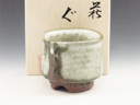 photo Hagi-Yaki (Yamaguchi) Chinshu-Gama Pottery Sake cup  6HAG0124