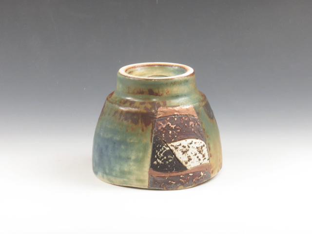 Kasama-Yaki (Ibaraki) Tofusha (East Wind) Pottery Sake cup 2KAS0070