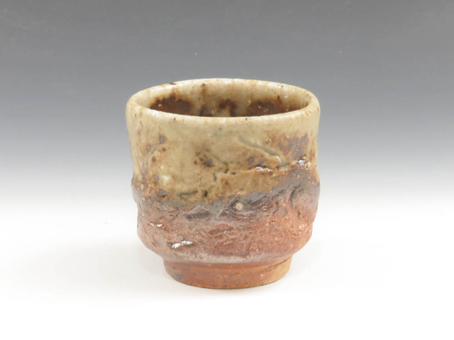 Hirashimizu-Yaki (Yamagata) Shichiemon-Gama Pottery Sake cup 1HIR0036