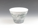 photo Oborisoma-Yaki (Fukushima) Seiho-Gama Pottery Sake cup 1OBS0109