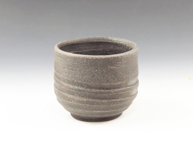 Suzu-Yaki (Ishikawa) Hamanasu-Gama Pottery Sake cup  3SUZ0048