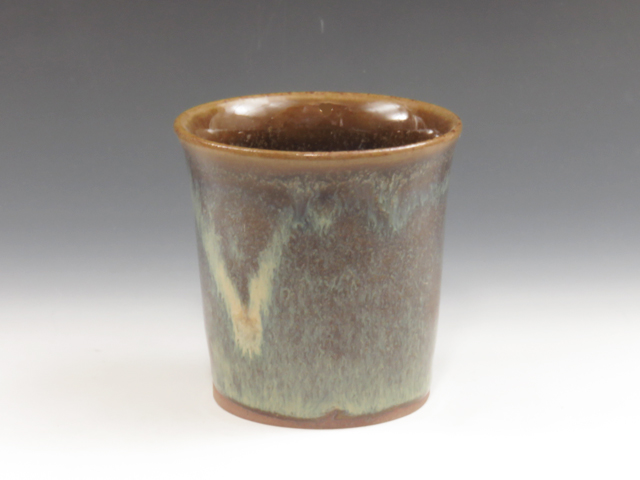 Amakusa-Tojiki (Kumamoto) Mizunodaira-Gama Pottery Sake cup 8AMA0010