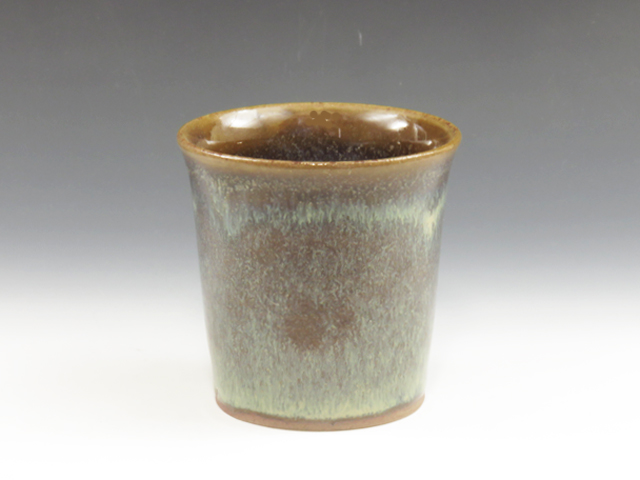 Amakusa-Tojiki (Kumamoto) Mizunodaira-Gama Pottery Sake cup 8AMA0010
