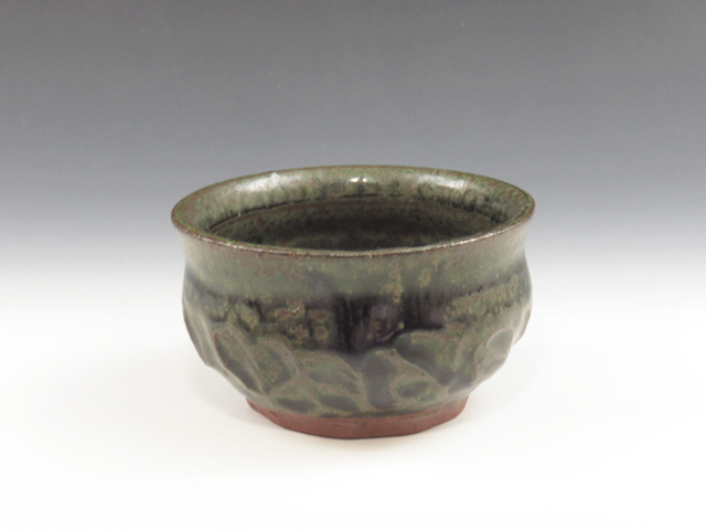 Amakusa-Tojiki (Kumamoto) Amakusa Torakuan Pottery Sake cup 8AMA0011