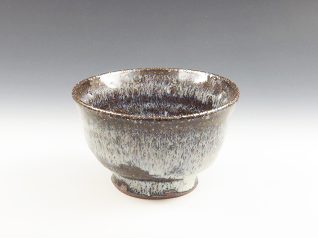 Shodai-Yaki (Kumamoto) Fumoto-Gama Japanese sake cup (guinomi) 8SHO0027