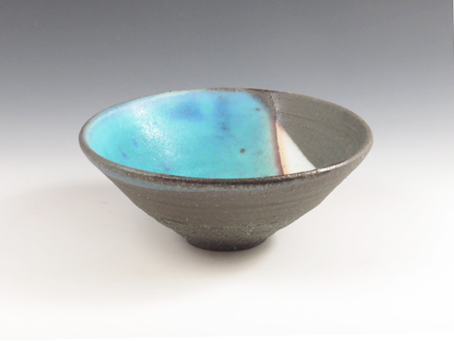 Hanno-Yaki (Saitama) Hanno-Gama Pottery Sake cup  2HAN0023