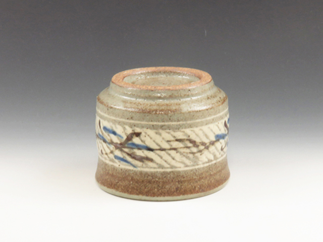 Mashiko-Yaki (Tochigi) Zogan-ten Pottery Sake cup 2MAS0093