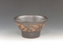 photo Tsuboya-Yaki (Okinawa ) Tobo Takaesu Japanese sake cup (guinomi)  8TUB0060