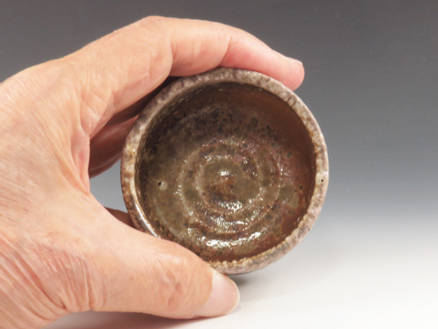 Iga-Yaki (Mie) Nishioki-Gama Pottery Sake cup  4IGA0130