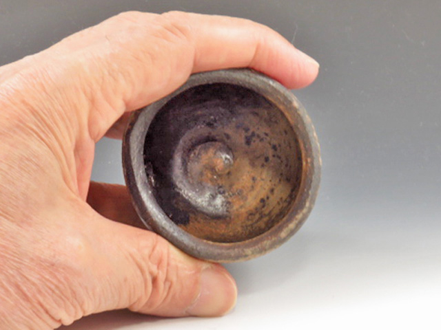 Bizen-Yaki (Okayama) Noriyasu Takezaki Pottery Sake cup 6BIZ0111