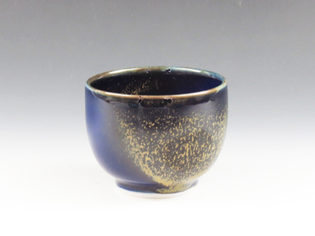 Shibukusa-Yaki (Gifu) Hokokusha Porcelain Sake cup 4SHB0008