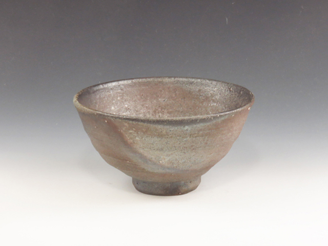 Tanba-Yaki (Hyogo) Kaneto-Gama Japanese sake cup (guinomi) 5TAN0165