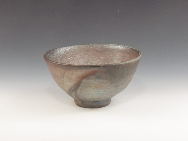 Tanba-Yaki (Hyogo) Kaneto-Gama Japanese sake cup (guinomi) 5TAN0165