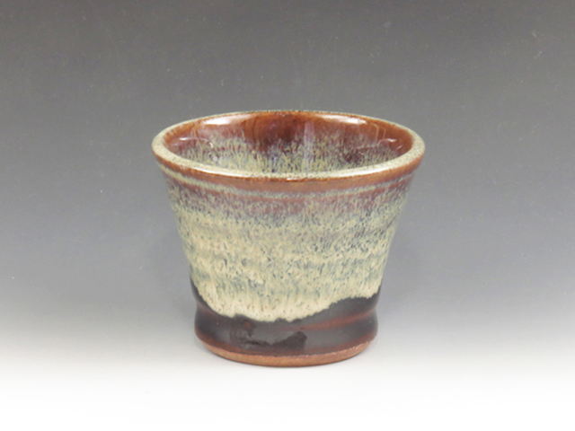 Seba-Yaki (Nagano) Shoshin-Gama Japanese sake cup (guinomi) 3SEB0011